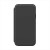 iPhone15 ProMax 対応 ケース カバー ガラスフリップケース ブラック 手帳型 カードポケット 強化ガラス 耐衝撃 背面クリア Premium Style PG-23DGF01BK