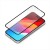 iPhone15 ProMax 対応 ガイドフレーム付 液晶全面保護ガラス 角割れ防止PETフレーム スーパークリア 画面保護 ガラス  Premium Style PG-23DGLF01CL