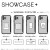 iPhoneSE 第2世代 iPhone8 iPhone7 対応 ケース カバー SHOWCASE+ スマートフォンケース 扉タイプ ケース 背面扉 クリアケース  グルマンディーズ SWC-01