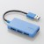 【代引不可】4ポートUSB3.0ハブ(コンパクトタイプ)（USBサポートバージョン　3.0/2.0/1.1）　ブルー エレコム U3H-A416BBU