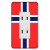 コンセントカバー 3口用 国旗　64デザイン 040 ノルウェー ドレスマ FGS040-3-SOCKET