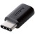 【代引不可】タブレット用 USB Type-C USB2.0 変換アダプタ 480Mbps 超高速データ転送 両面使用 ブラック エレコム TB-MBFCMADBK