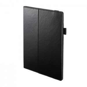 【代引不可】汎用タブレットケース 10.9インチ対応 薄型 スタンド機能 ハンドベルト タッチペン収納 ブラック サンワサプライ PDA-TABUH10BK