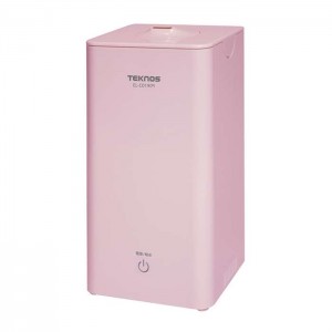 超音波加湿器1.0L ピンク リビング 寝室 ダイニング 乾燥 季節家電 おしゃれ インテリア テクノス EL-C019(P)