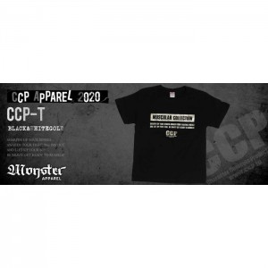Tシャツ MONSTER APPAREL  CCP-T BLACK&GOLD Sサイズ CCP 4580565622610