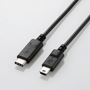 【即納】【代引不可】USB2.0ケーブル/C-microBタイプ/認証品/3A出力/1.0m/ブラック エレコム U2C-CMB10NBK