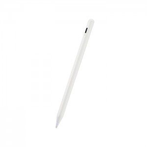 【代引不可】タッチペン スタイラスペン 充電式 USB Type-C 充電 磁気吸着 樹脂(POM)ペン先 ペン先交換可  iPad スマホ タブレット 各種対応  ホワイト エレコム P-TPACST04WH