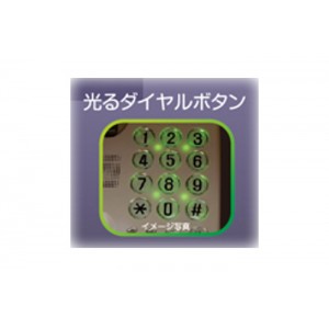 【即納】電話機 シンプルフォン ホワイト カシムラ NSS-07