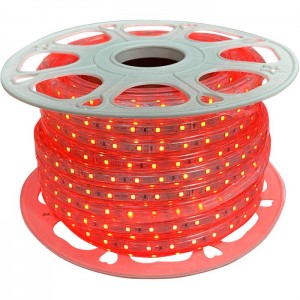 LEDロープライト　赤色　増設用　20m 照明 防犯 屋外 DIY  富士倉 FRL-20GR