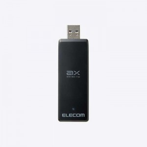 【即納】【代引不可】無線LANアダプター Wi-Fi 6・USB3.0対応 高速通信 1201無線LANアダプター 延長ケーブル付 テレワーク オンライン学習 ブラック エレコム WDC-X1201DU3-B