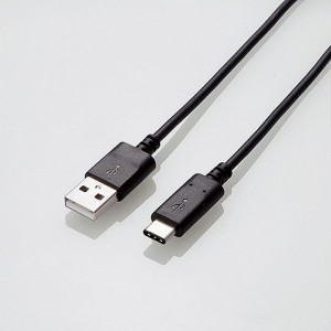 【代引不可】スマートフォン用USBケーブル スマホ充電/通信ケーブル USB(A-C) 認証品 3.0m ブラック エレコム MPA-AC30NBK