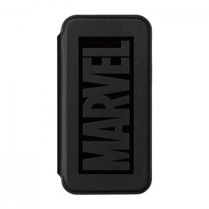 iPhone 13 6.1インチ MARVEL STAR WARS ガラスフリップケース マグネットロック カード収納 ストラップホール付 PGA PG-DGF21K