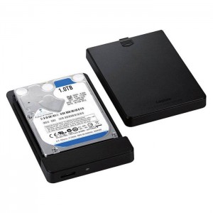 【代引不可】ガチャベイ ハードディスクケース 2.5インチ ソフト付 ケース カバー HDDケース USB3.1 Gen.1対応 保護 高速転送 エレコム LGB-PBPU3S