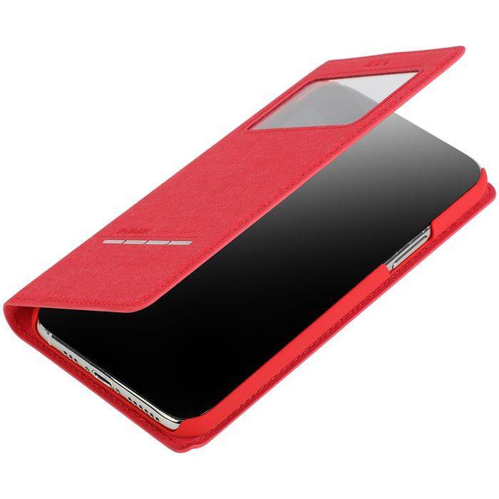 iPhone11 Pro 手帳型 ケース カバー 超薄型マグネット開閉型スマートレザーケース Wisdom series Red memumi