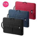 【即納】【代引不可】PCバッグ パソコン インナーケース 11.6型ワイド アクセサリポケット付き カジュアル サンワサプライ IN-CA11
