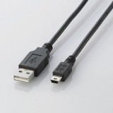 【代引不可】エレコム(ELECOM) タブレットPC用USB2.0ケーブル/A-miniB/1m 製品型番：TB-M10BK（4953103920064）