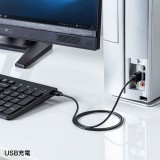 【代引不可】ワイヤレスキーボード 2.4GHz 日本語配列 103キー パンタグラフ キーボード 無線キーボード スリム 持ち運び 収納 便利 ブラック サンワサプライ SKB-WL31CBK