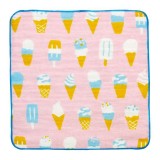 HELLO BEAR タオルハンカチ アイス 25ｘ25cm ミニタオル ポップ かわいい キッズ向け 現代百貨 A293ICE
