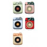 Bluetooth スピーカー Button ボタン ブルートゥース スピーカー コンパクト 小型 パワフルサウンド レトロ カラフル MUZEN