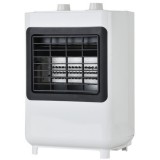 温調付 ミニファンヒーター 600W 省電力 トイレ脱衣所などに最適 暖房器具 ホワイト おおたけ MF-A622(W)