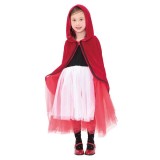 HW ロマンティックレッドフード キッズ 120 ハロウィン コスプレ コスチューム 衣装 仮装 変装 クリアストーン 4560320880608