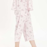 パジャマ チェック マイメロ フリルパジャマ レディースサイズ 上下セット サンリオ キャラクターパジャマ 半袖 寝巻 パジャマ 部屋着 ルームウエア サザック SAN-1481