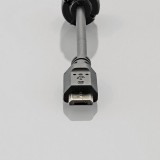 【即納】【代引不可】カメラ接続用USBケーブル（micro-Bタイプ）/デジカメ用USBケーブル/microB/フェライトコア/0.5m/ブラック エレコム DGW-AMBF05BK