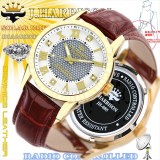 ジョンハリソン 腕時計 ウォッチ 4石天然ダイヤモンド付 ソーラー電波 高級 ブランド メンズ J.HARRISON JH-085MGW