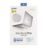 【代引不可】MacBook Pro 13.3インチ ハードシェルカバー 薄型 高透明 クリアカバー 滑り止めパーツ付 クリア サンワサプライ IN-CMACP1305CL