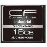 グリーンハウス インダストリアル(工業用)コンパクトフラッシュ 16GB GH-CFI-XSA16G