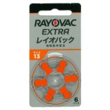 【即日出荷】レイオバック　補聴器用空気電池　PR48（サイズ13）6粒入り無水銀　1.45V RAYOVAC -