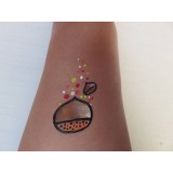 ボディペイント用抜き型シール ステンシル 秋アソート ミラクルペイント 型紙 画材 小道具 雑貨 文房具 POOL SA10-16