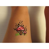 ボディペイント用抜き型シール ステンシル 秋アソート ミラクルペイント 型紙 画材 小道具 雑貨 文房具 POOL SA10-16