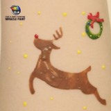 【即日出荷】ボディペイント用抜き型シール ステンシル クリスマスアソート ミラクルペイント 型紙 画材 小道具 雑貨 文房具 POOL SA10-19