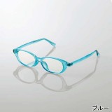 【代引不可】キッズ用 ブルーライト対策メガネ Sサイズ めがね 眼鏡 テレスタディ タブレット学習 スマホ タブレット ポーチ付属 エレコム G-BUC-W03S
