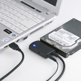【即納】【代引不可】サンワサプライ SATA-USB3.0変換ケーブル USB-CVIDE3