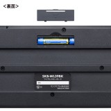 【代引不可】ワイヤレスキーボード USB タイプA 2.4GHｚ テンキー 薄型 有線 PC パソコン 周辺機器 サンワサプライ SKB-WL39BK