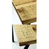 ネストテーブル 3段 入れ子式 木製 天然木 パイン材 アイアン脚 パイプ脚 サイドテーブル 軽量 省スペース インテリア 家具 インダストリアル風 組立式 ジェネラス ADFT1019