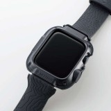 【代引不可】Apple Watch Series 7 41mm NESTOUT WALK バンパー バンド一体型 耐衝撃 バンドケース アウトドア仕様 アップルウォッチバンパー エレコム AW-21BBBNEST