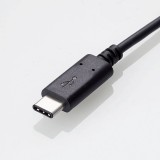 【即納】【代引不可】USB2.0ケーブル/C-Cタイプ/認証品/PD対応/5A出力/0.5m/ブラック エレコム U2C-CC5P05NBK