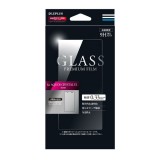 AQUOS CRYSTAL Y2 403SH ガラスフィルム GLASS PREMIUM FILM 光沢 0.33mm 硬度9H 驚異的透明度 LEPLUS LP-AQCY2FG