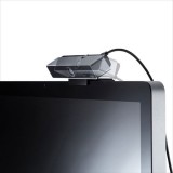 【代引不可】ウェブカメラ 4K 会議用 ワイドレンズカメラ WEBカメラ 高精細 850万画素 マイク内蔵 Zoom ビデオ会議 テレワーク ブラック サンワサプライ CMS-V52S