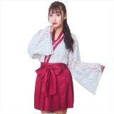 GLOWHOLIC レースミニ巫女 コスチューム 衣装 仮装 変装 クリアストーン 4560320911395