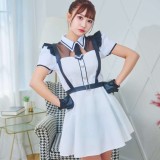 GLOWHOLIC ホワイトミリタリー コスチューム 衣装 仮装 変装 クリアストーン 4560320911401