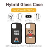 iPhone12 iPhone12Pro 対応 6.1インチ ケース カバー Mr.ポテトヘッド ハイブリッドガラスケース ハイブリッドケース グルマンディーズ MPH-50