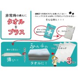 タオル レスキュータオル 真空圧縮加工 収納 持ち運び コンパクト 衛生的 アウトドア キャンプ レジャー お出かけ 旅行 非常時 緊急時 防災グッズ 防災用品 富士パックス h1097