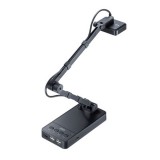 【代引不可】USB書画カメラ HDMI出力機能付 800万画素 LED内蔵 書画カメラ スキャナ Webカメラ Zoom ビデオ会議 サンワサプライ CMS-V58BK