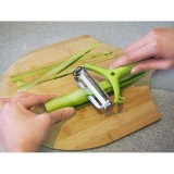 スライス&千切り 回転ピーラー 刃の付け替え不要 皮むき 野菜 キッチン 台所用品 富士パックス h1136