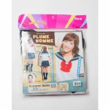 PLUME HOMME サマーセーラー 2点セット JK 女子高生 セーラー服 メンズ コスチューム コスプレ 衣装 仮装 変装 男女兼用 ジグ 7175