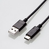 【即納】【代引不可】スマートフォン用USBケーブル USB(A-C) 認証品 1.0m ブラック エレコム MPA-AC10NBK